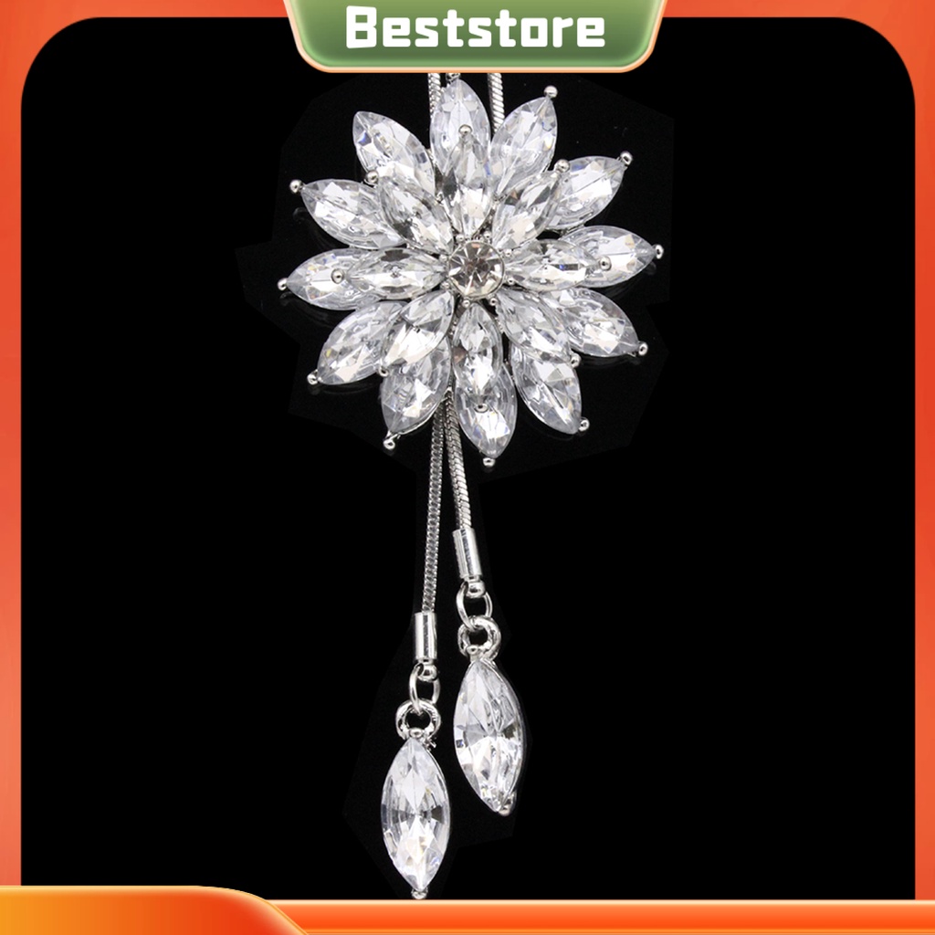 Dây chuyền mặt kiểu dáng hoa tuyết đính đá pha lê thời trang cho nữ