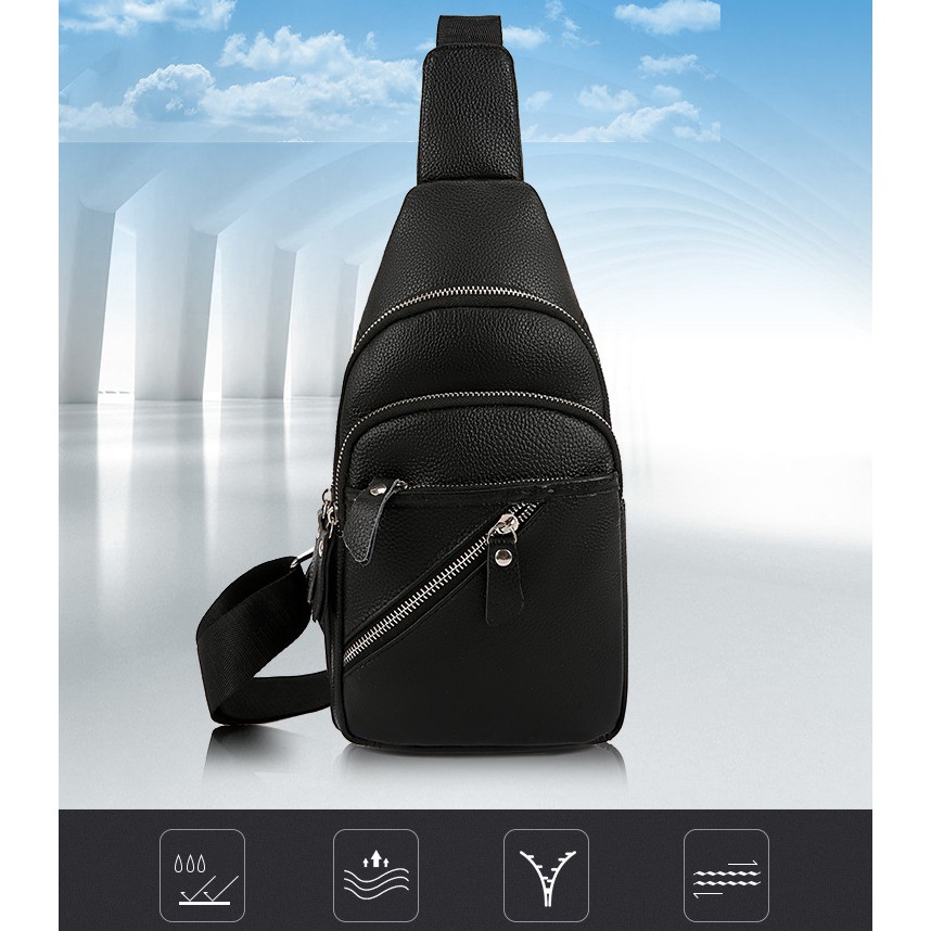 túi chéo da thật trẻ trung cá tính sang trọng lịch lãm