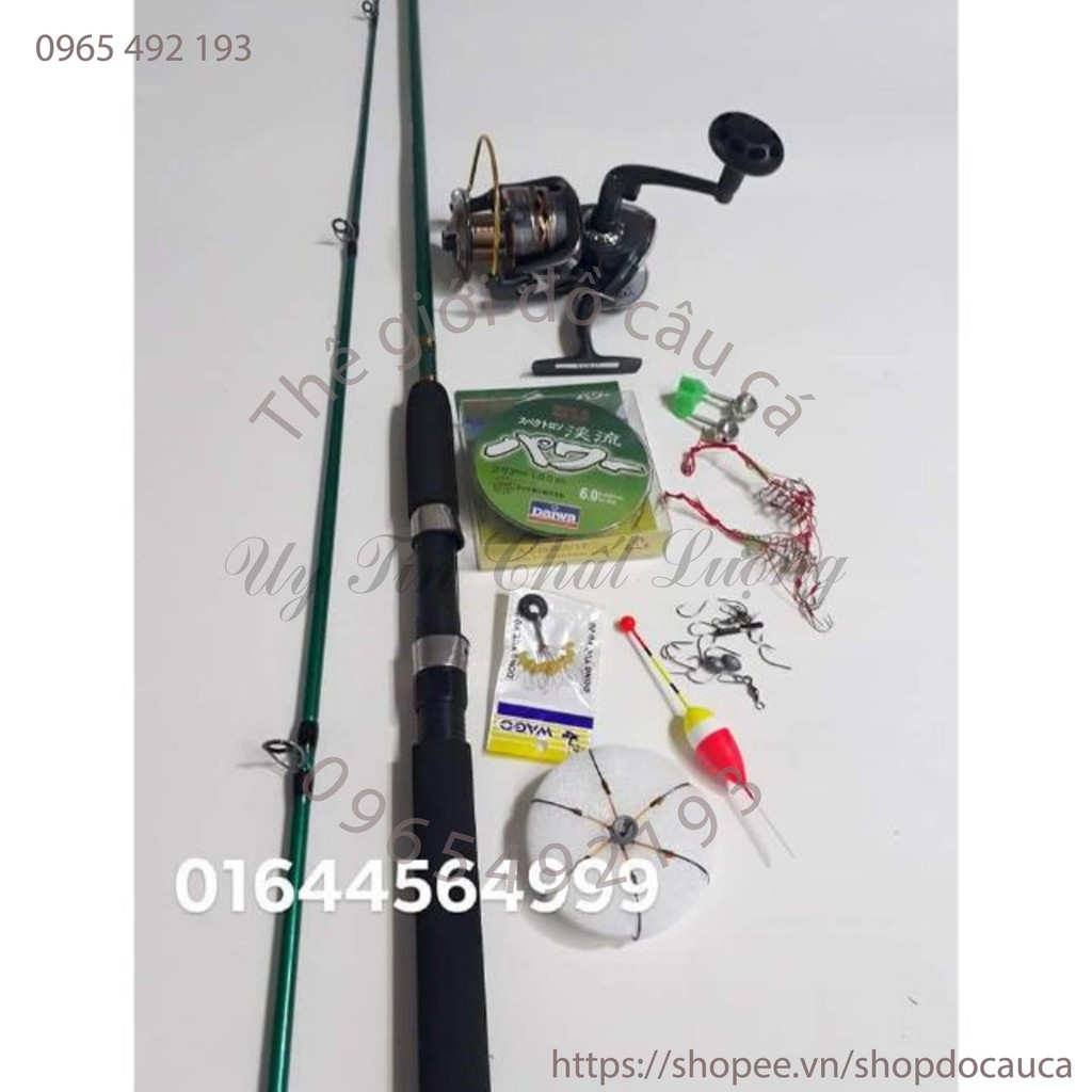 Combo bộ cần câu 2 khúc máy CS kèm phụ kiện ( rẻ vô địch )