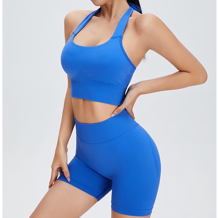 Bộ quần áo tập gym yoga lửng chun mông mitao SL01