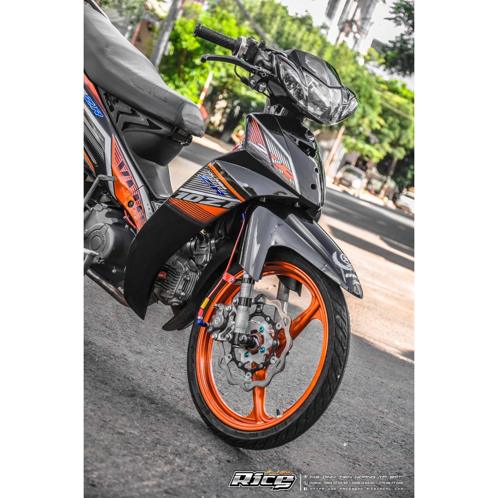 Tem Sirius Full đen Mâm cam MẪU ZR