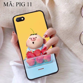 Ốp lưng Xiaomi Redmi 6A viền dẻo TPU BST Pig Cute