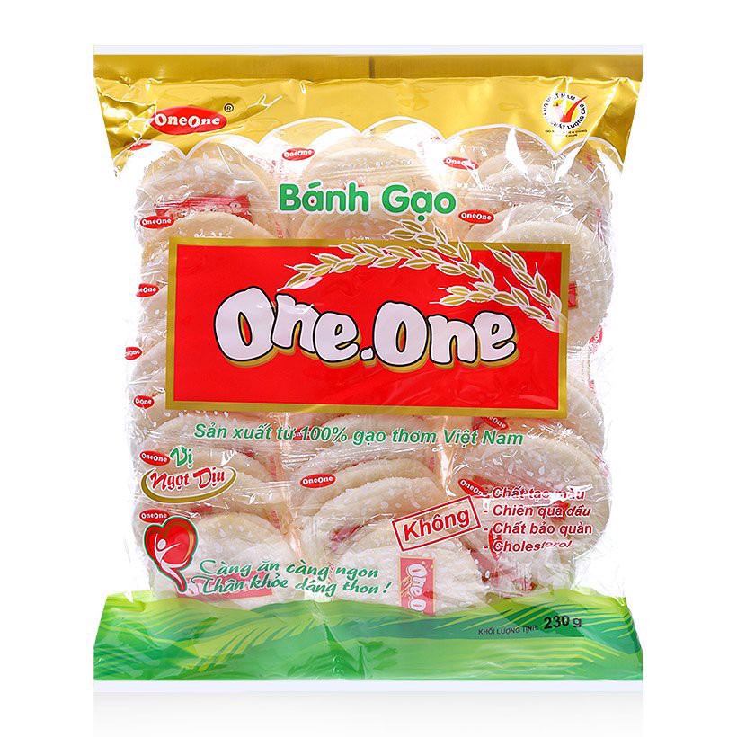 Bánh Gạo One One Đủ Vị Mặn / Ngọt / Pho Mai