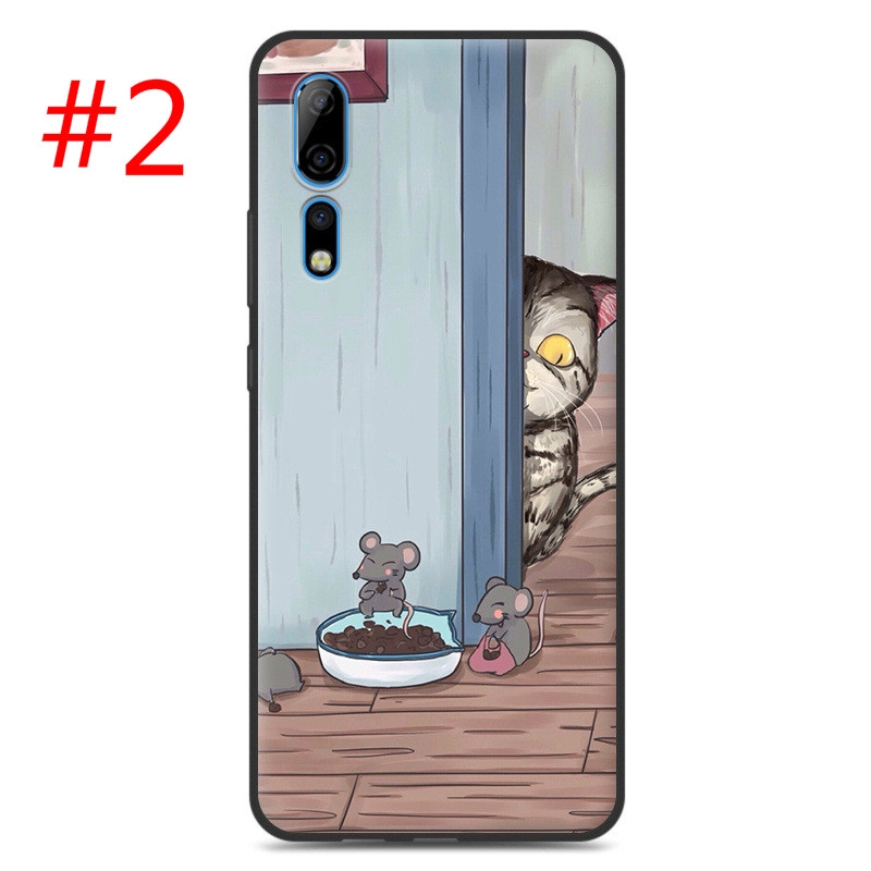 Casing TPU Xiaomi Redmi 9T K30 K20 Pro GO S2 9 9A 9C 8 7 6 Pro 5 A Plus 4X Cat and mouse Anti-fall protection mobile phone case