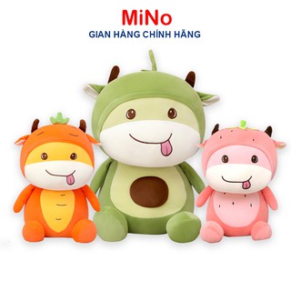 Gấu Bông Bò Sữa Hoa Quả Dễ Thương MINO TH73