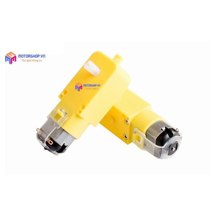 MTS Động Cơ Motor Giảm Tốc Màu Vàng 3-9V Chế Mô Hình Robot