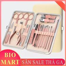 Bộ Bấm Móng Tay 18 Món Thép Không Gỉ-Bộ Cắt Móng Tay Cao Cấp