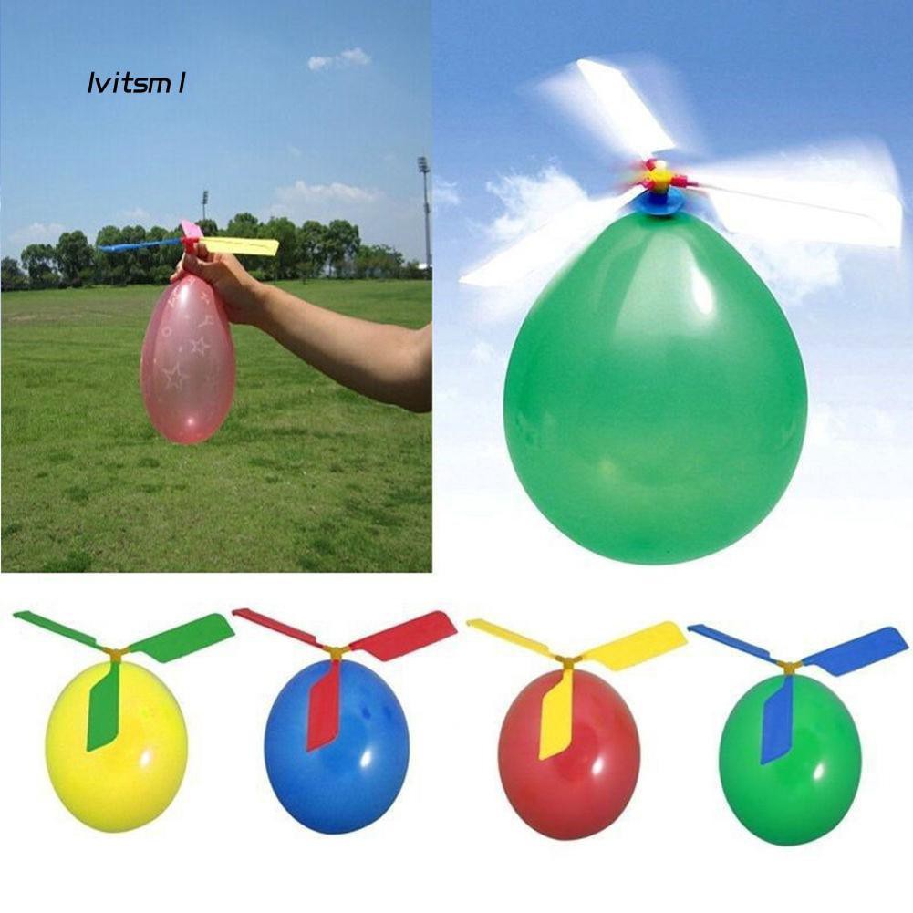 Đồ chơi bong bóng chong chóng có kèn thổi - Trực thăng bong bóng cho bé độc đáo