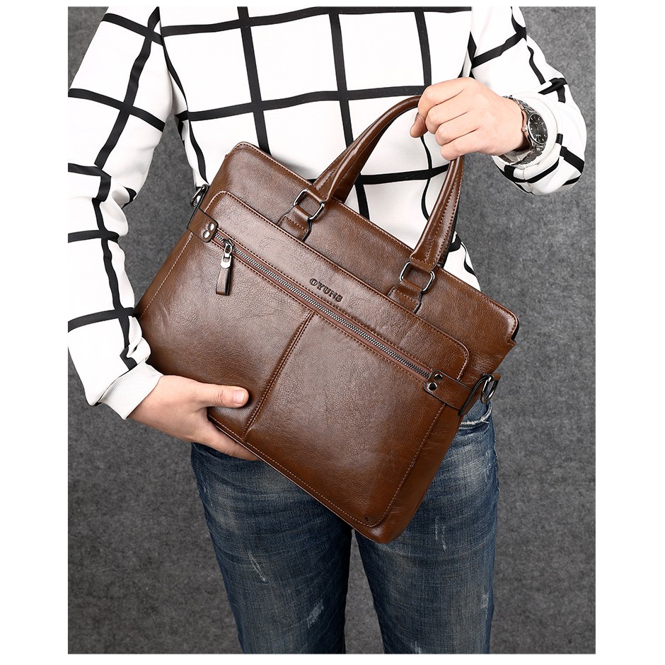 Túi xách da công sở cao cấp OYUNS T01  - ĐIỆN MÁY PICO