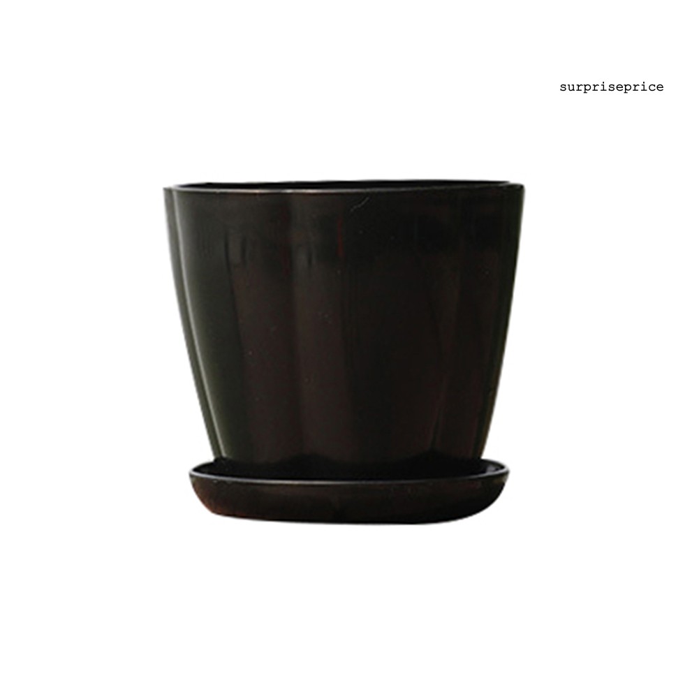 Chậu Hoa Bằng Nhựa Hình Quả Bí Ngô Xinh Xắn Dễ Thương