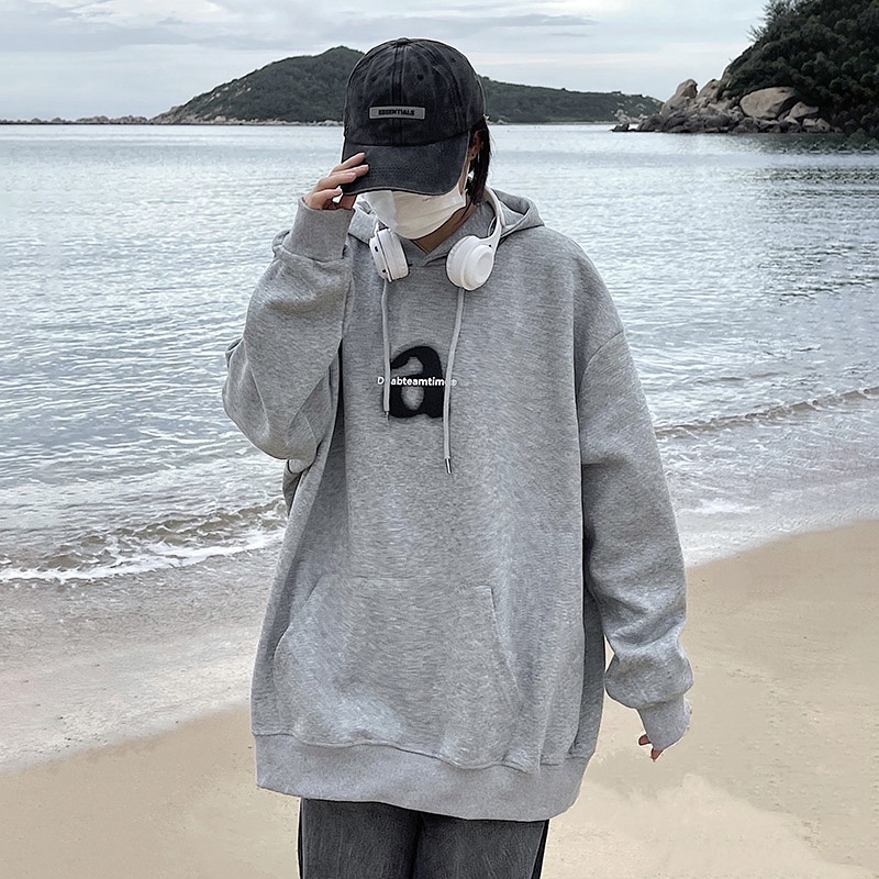 NRVP Áo Hoodie Nữ Tay Dài Dáng Rộng Thời Trang Phong Cách Hàn Quốc