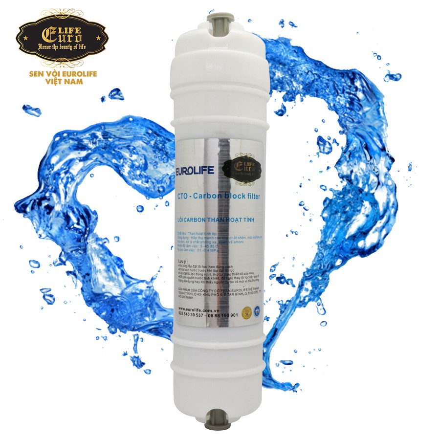 Lõi lọc CTO dùng cho máy lọc Ultrafilter Eurolife EL-UF5, EL-UF6, EL-UF7