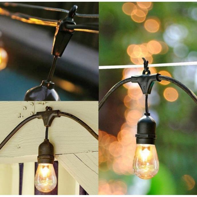 Dây đèn bóng led edison ST64 1.5 mét 3 bóng 4w đèn trang trí