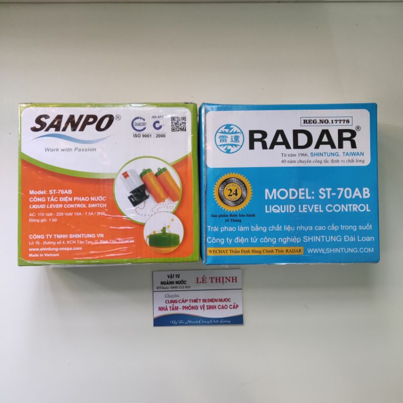 combo 10 phao điên sanpo, rada