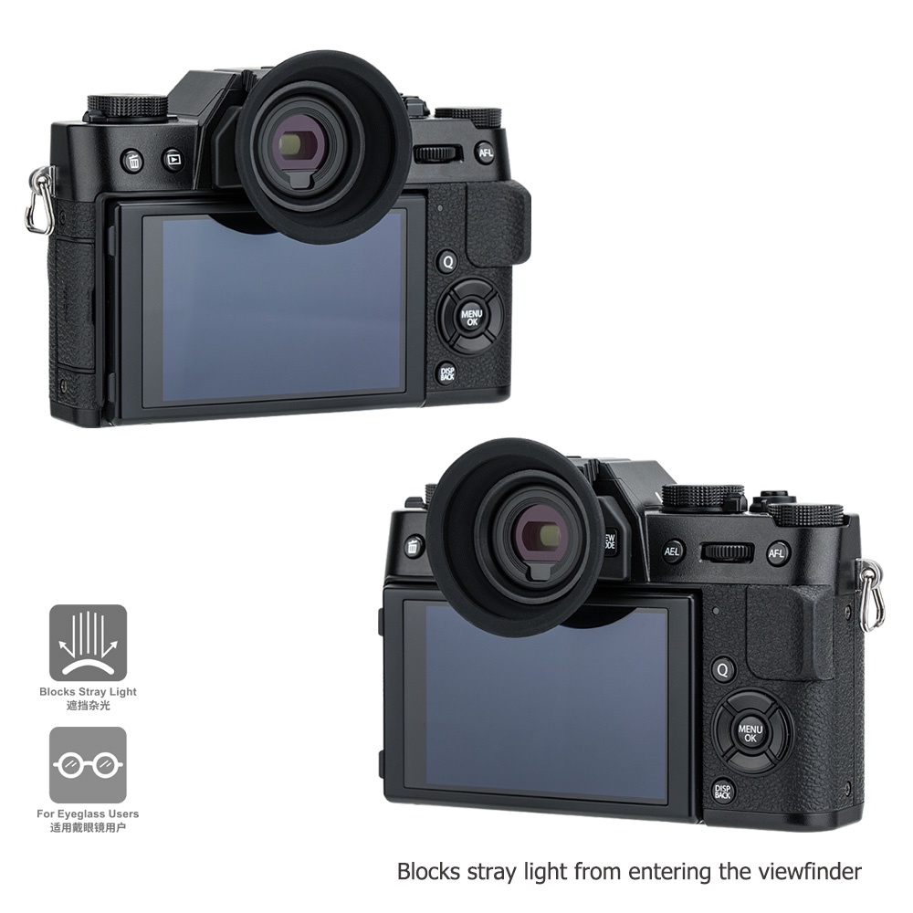 Kiwifotos Kính ngắm Nâng cấp Ngàm bảo vệ mắt Mở rộng cho Máy ảnh Máy Ảnh Fuji Fujifilm X-T30 II X-T30 X-T20 X-T10 XT30II XT30 XT20 XT10