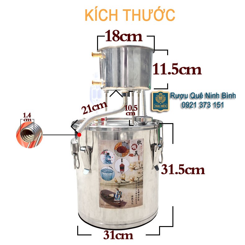 Nồi chưng cất đa năng  giá rẻ