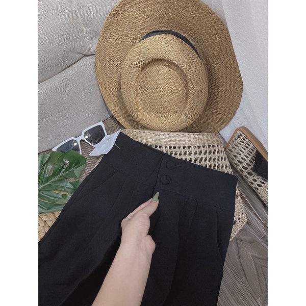 Quần baggy vải tuyết mưa 2 cúc bọc đủ size S M L XL huyen hip