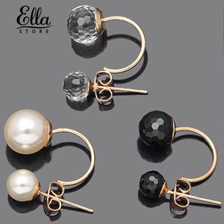 Ellastore Bông Tai Đính Đá Pha Lê