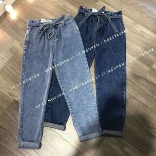 QUẦN BAGGY CỘT NƠ CÁ TÍNH