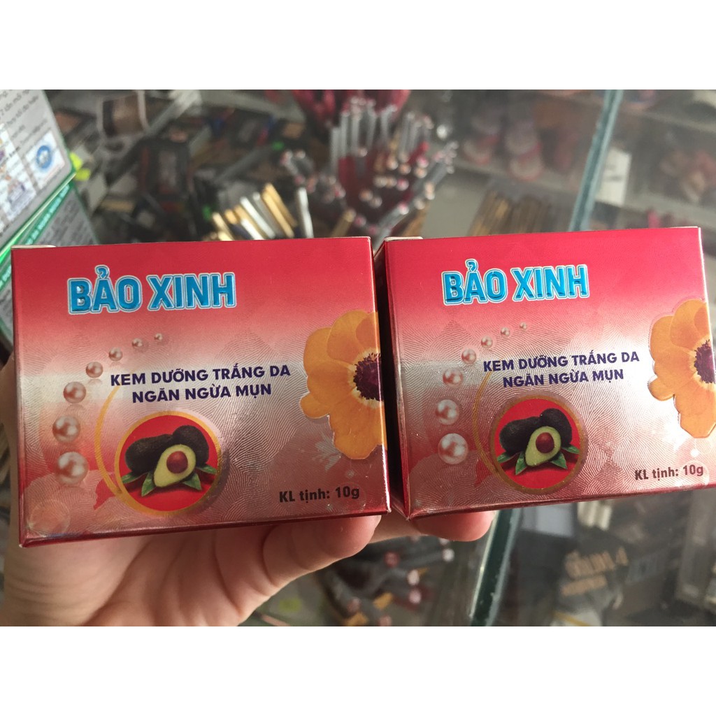 KEM BẢO XINH ĐỎ NGỪA MỤN HŨ 10G (SỈ TỪ 6 HŨ)