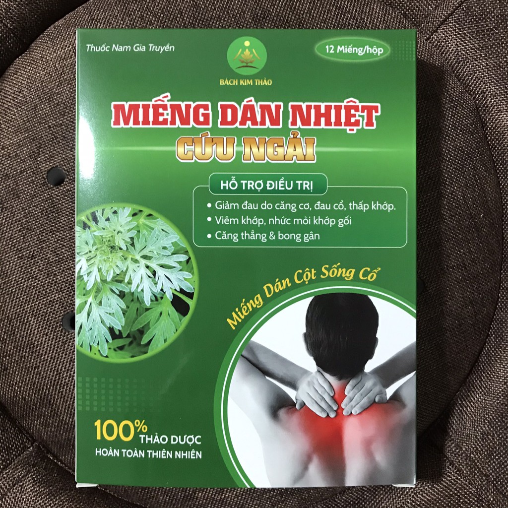 Miếng dán nhiệt ngải cứu Bách Kim Thảo