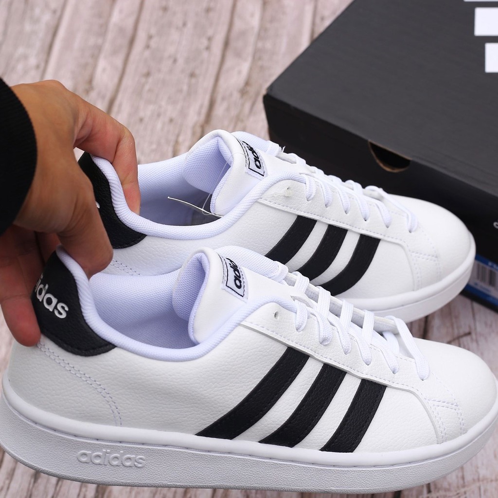 Giày Sneaker Adidas Grand Court Trắng - Hàng Chính Hãng - Bounty Sneakers