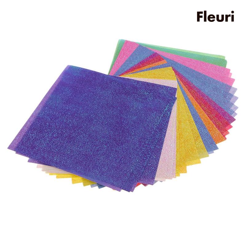 Set 50 Giấy Gấp Origami Nhiều Màu Sắc Lấp Lánh DIY