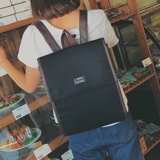 [có sẵn] Balo Ulzzang màu đen