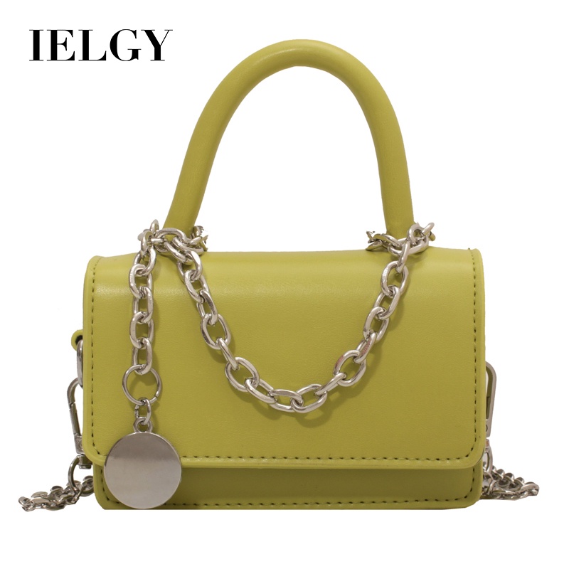 IELGY Túi Đeo Vai Có Dây Đeo Mắc Xích Nhiều Màu Tùy Chọn Thời Trang Cho Nữ