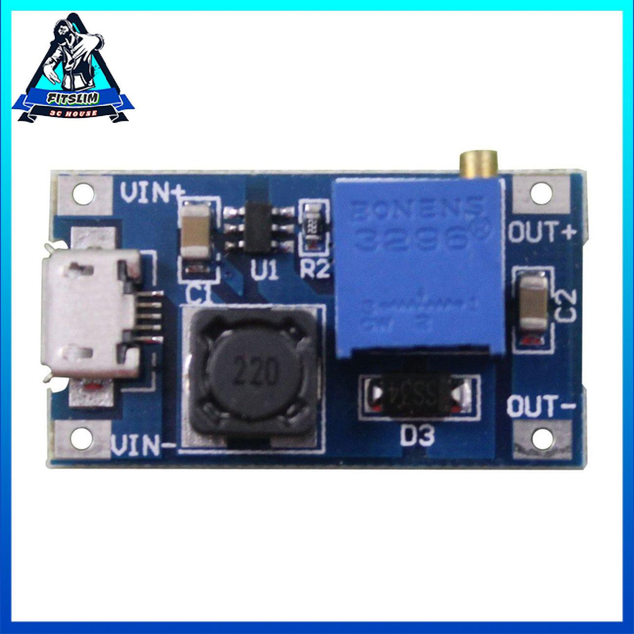 Mô Đun Tăng Áp 2a Max Dc-Dc Từ 2v-24v Sang 5v-28v