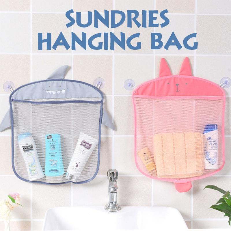 Túi Lưới Đựng Đồ Chơi Nhà Tắm Có Giác Hút Chống Trượt Cho Bé
