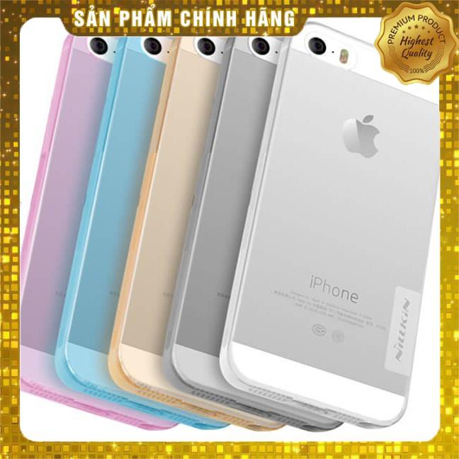 Ốp lưng dẻo mỏng 0.6mm trong suốt cho iPhone 5 / 5s / SE chính hãng Nillkin