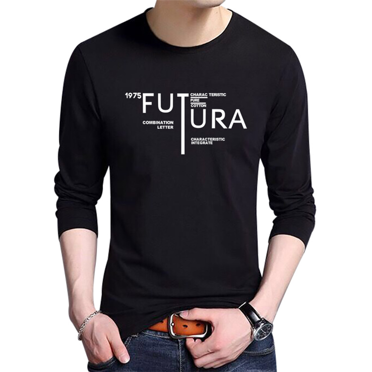 Áo T shirt nam dài tay in hình cá tính thời trang thu đông nam | BigBuy360 - bigbuy360.vn