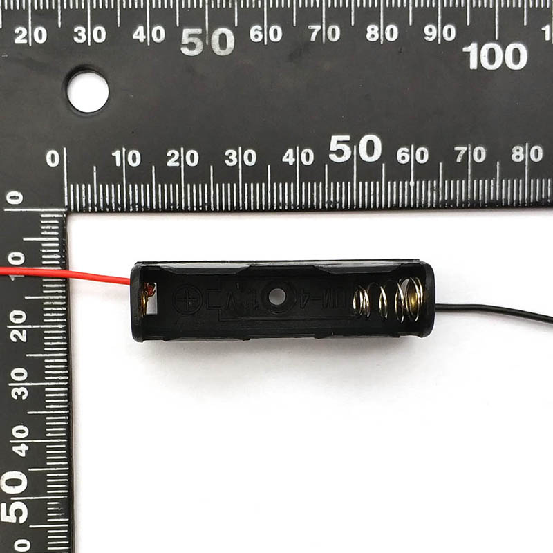 Hộp Đựng Pin AAA 15 Ngăn Có Dây Dẫn DIY Ốp