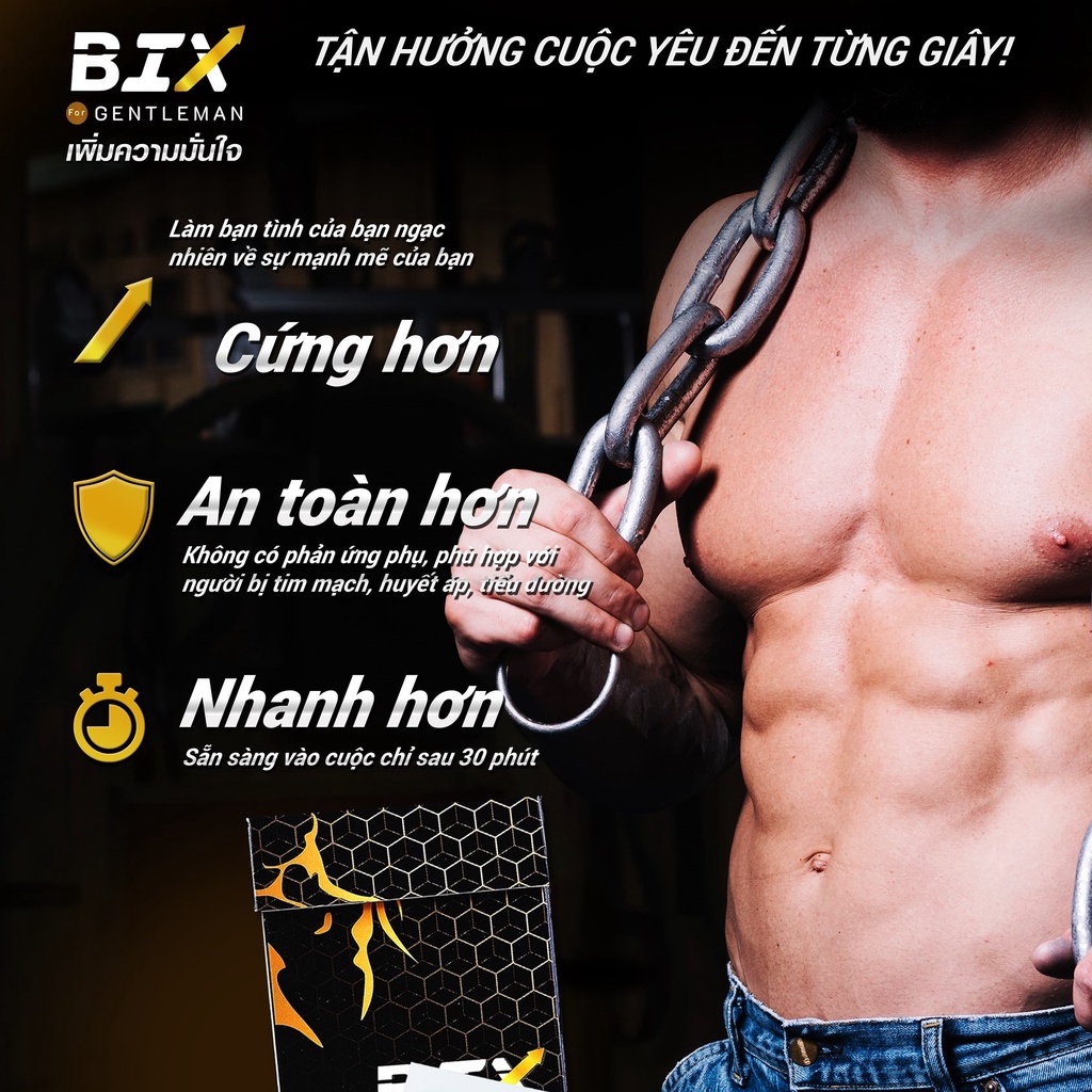 BIX Gentleman Tăng Cường Sinh Lý Nam