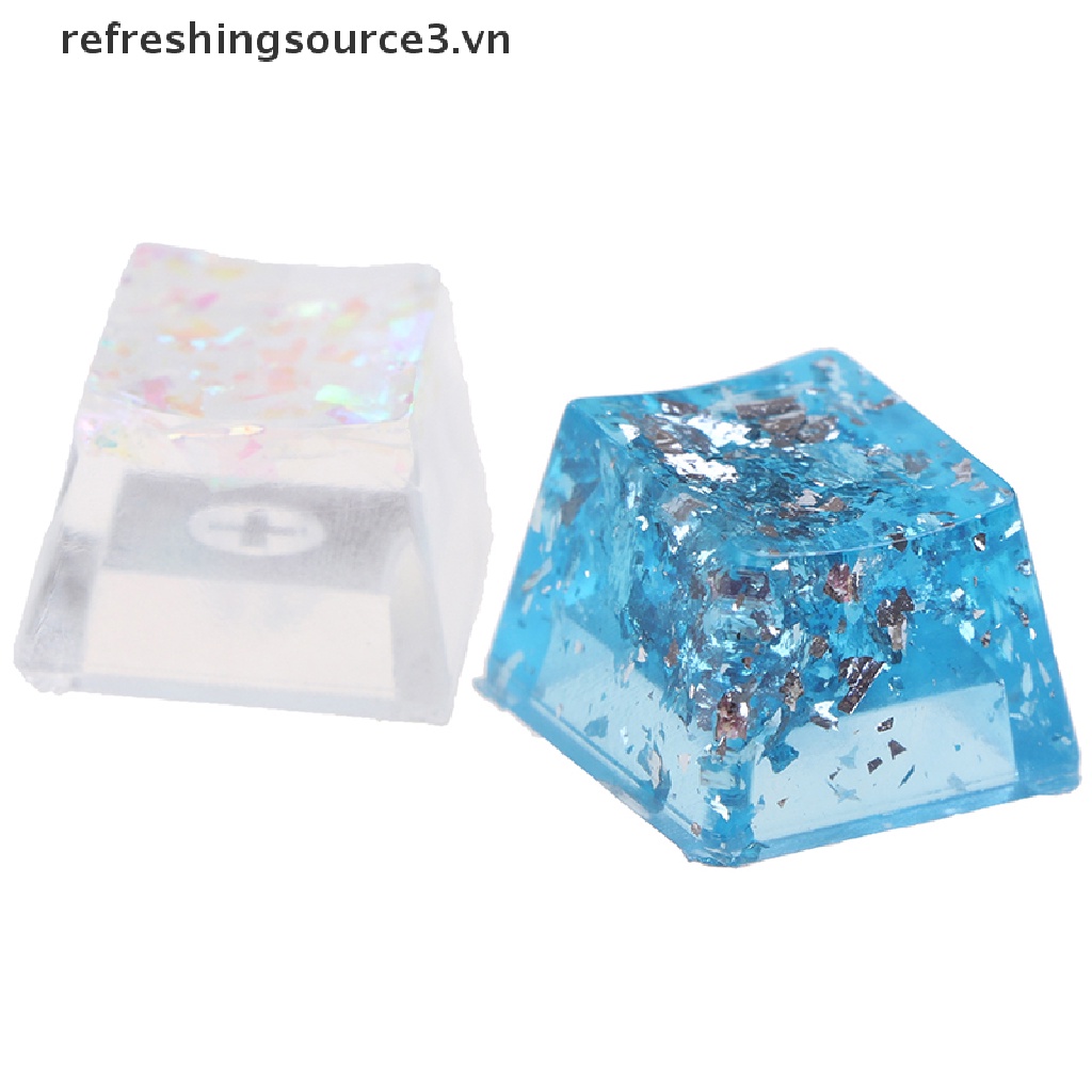 1 nắp bọc phím OEM R4 bằng nhựa trong suốt handmade cho bàn phím cơ RGB