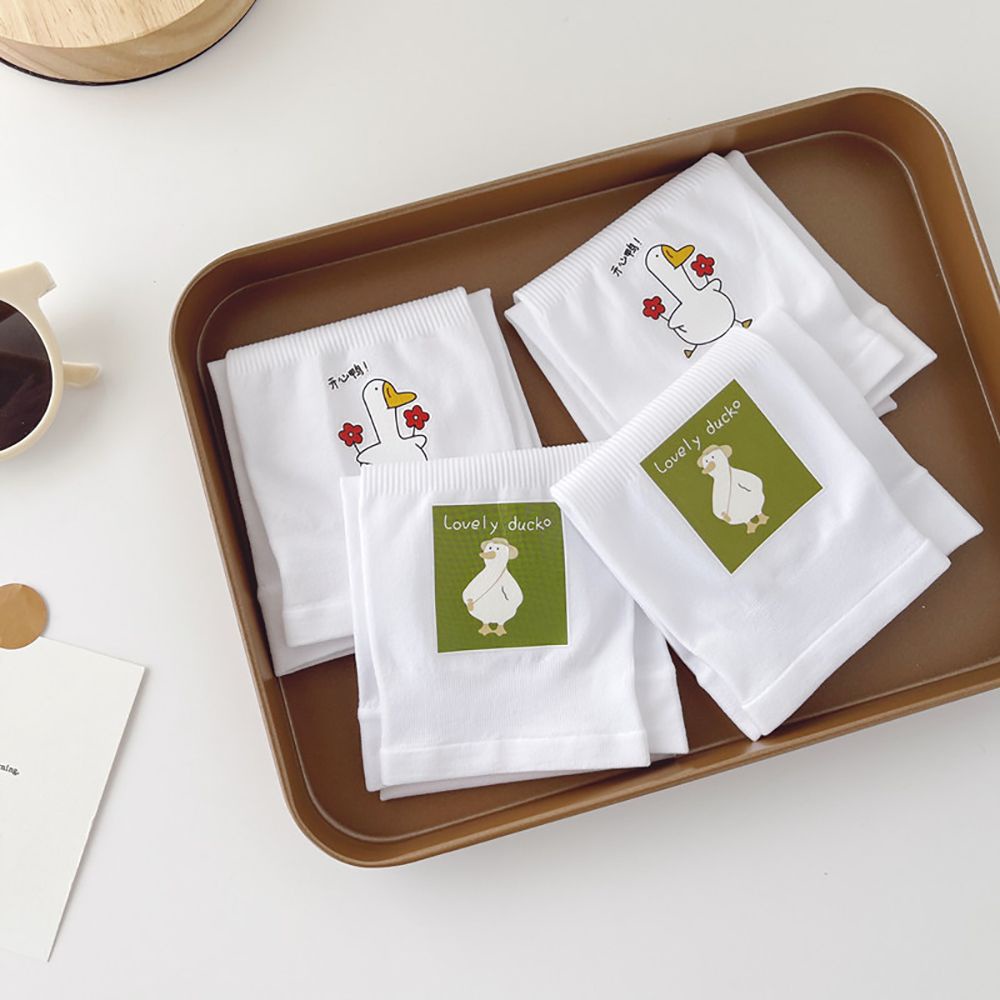 Găng cánh tay bằng lụa lạnh họa tiết quả bơ hoạt hình dễ thương bảo vệ chống nắng cho nữ