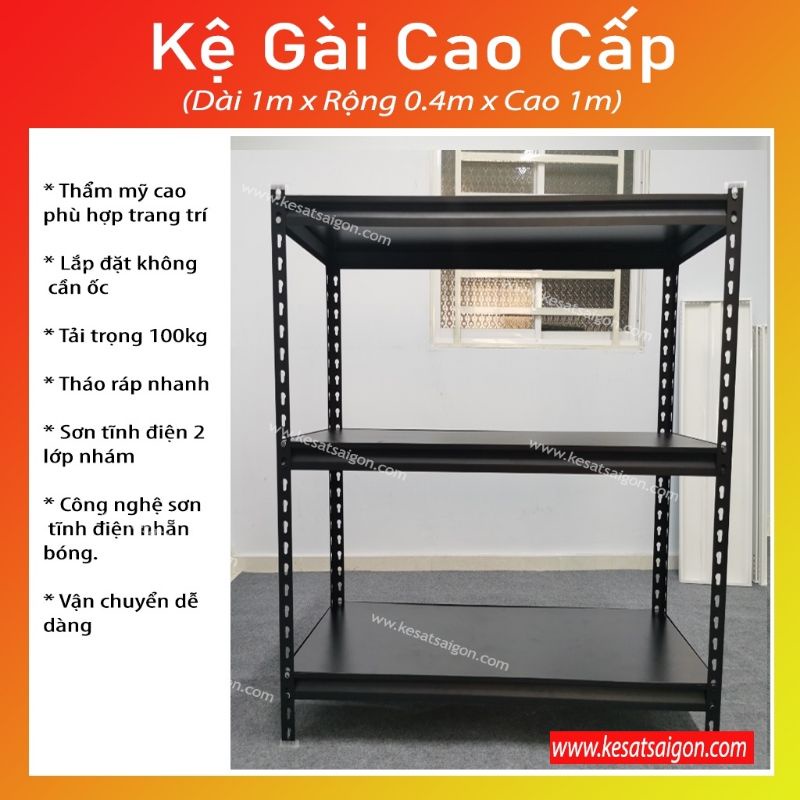 Kệ sắt đa năng 2 3 tầng - không sử dụng ốc