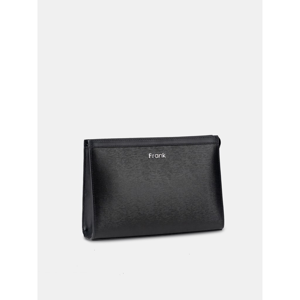 Ví Clutch Cầm Tay Nam Da Bò Vân Xước Cao Cấp FRANK Francis Daily Pouch Nhiều Ngăn Sang Trọng Tiện Dụng
