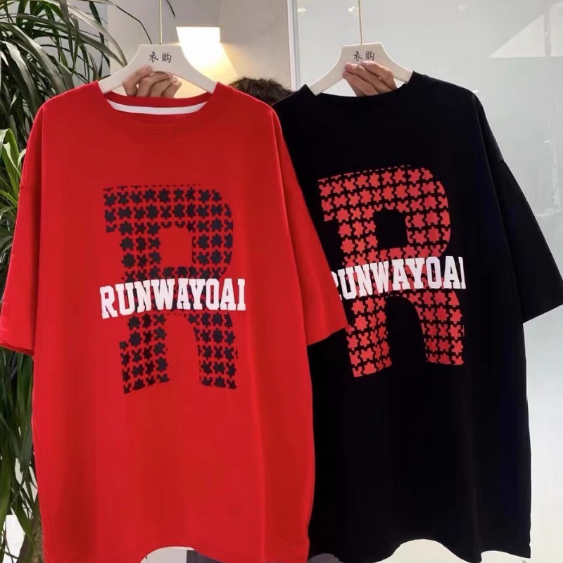 Áo thun nữ tay ngắn form rộng unisex in hình đẹp cổ tròn freesize hàng Quảng Châu ANDOSA AT06