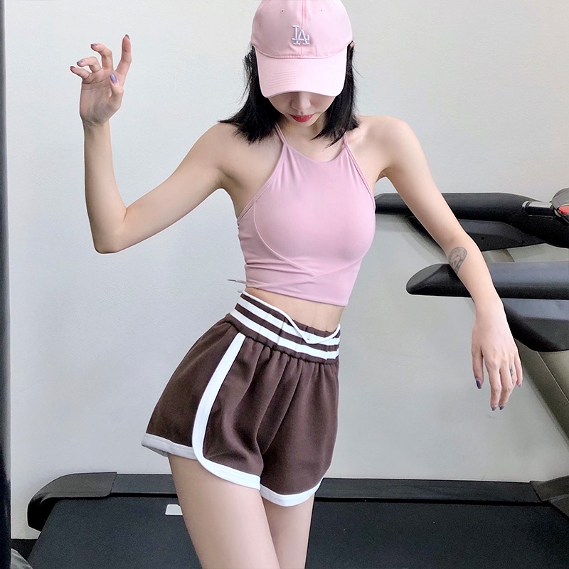 【Sportsangel】Áo Ngực Thể Thao Hai Dây Không Tay Cổ Thấp Dành Cho Nữ