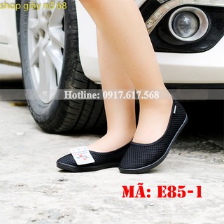 Giày slip on ak - anh khoa e85-1 - sợi cao cấp dệt dạng len thoáng mát co giãn ôm chân
