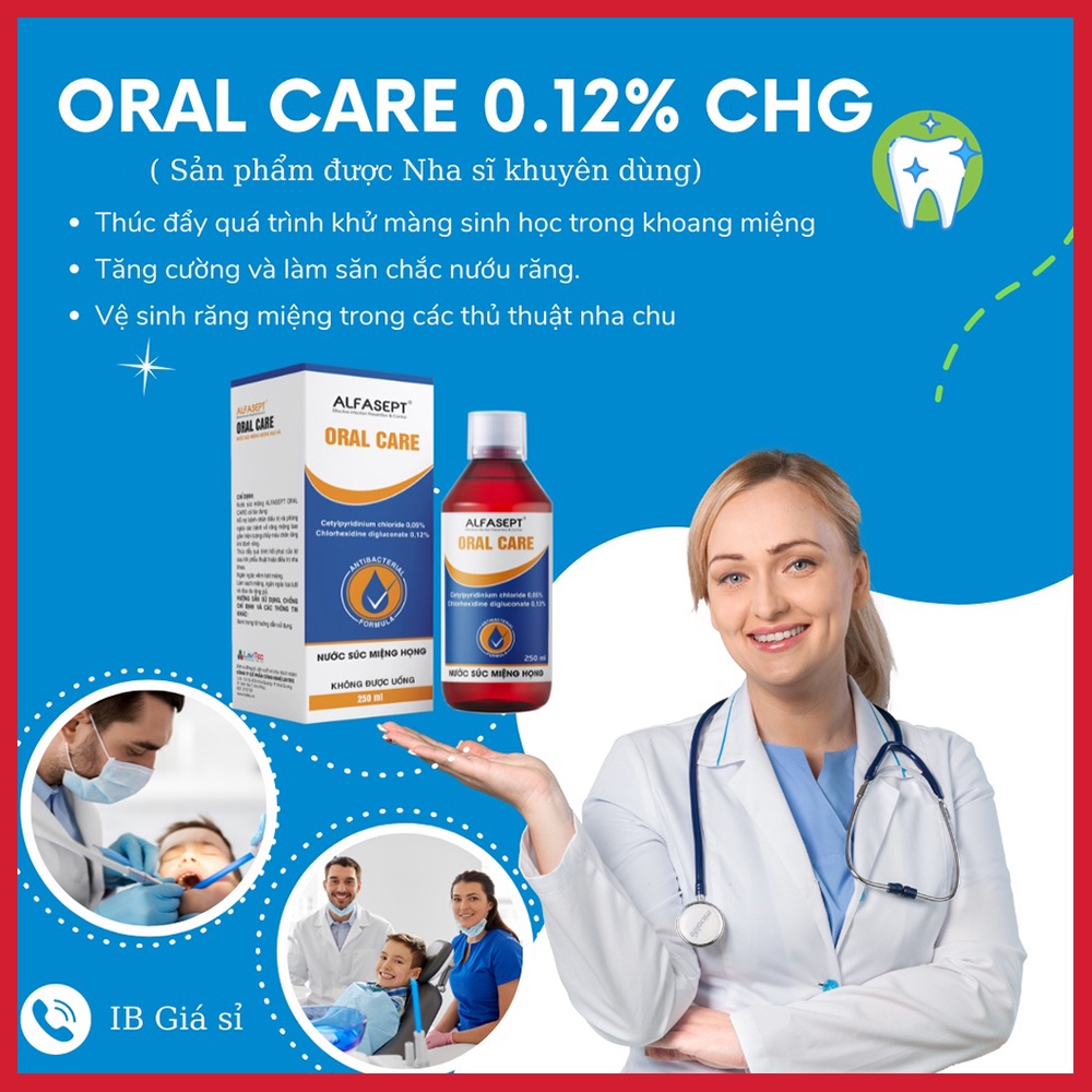 Nước súc miệng Alfasept Oral Care 250ml