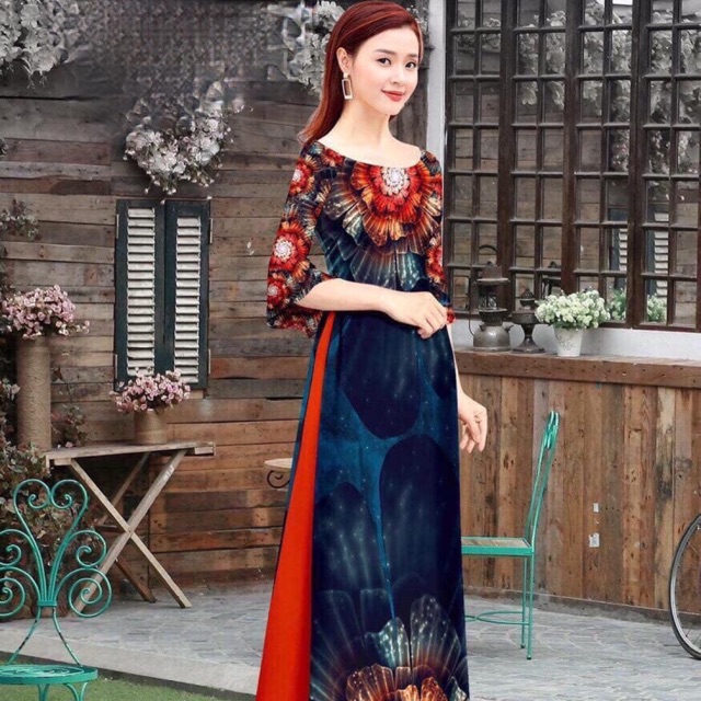 Vải áo dài lập thể