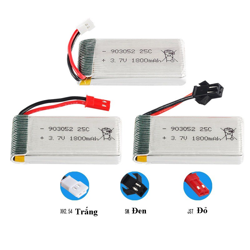 [CHÍNH HÃNG] PIN 3.7V1800MAH PIN DUNG LƯỢNG CAO