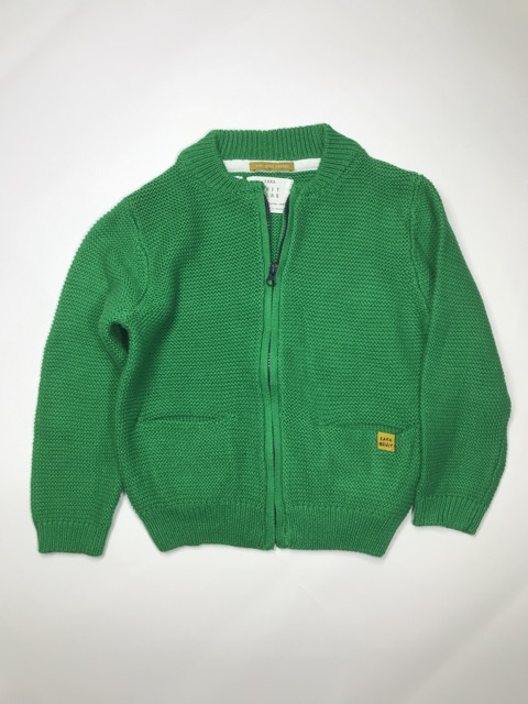 Áo len có khoá bé trai