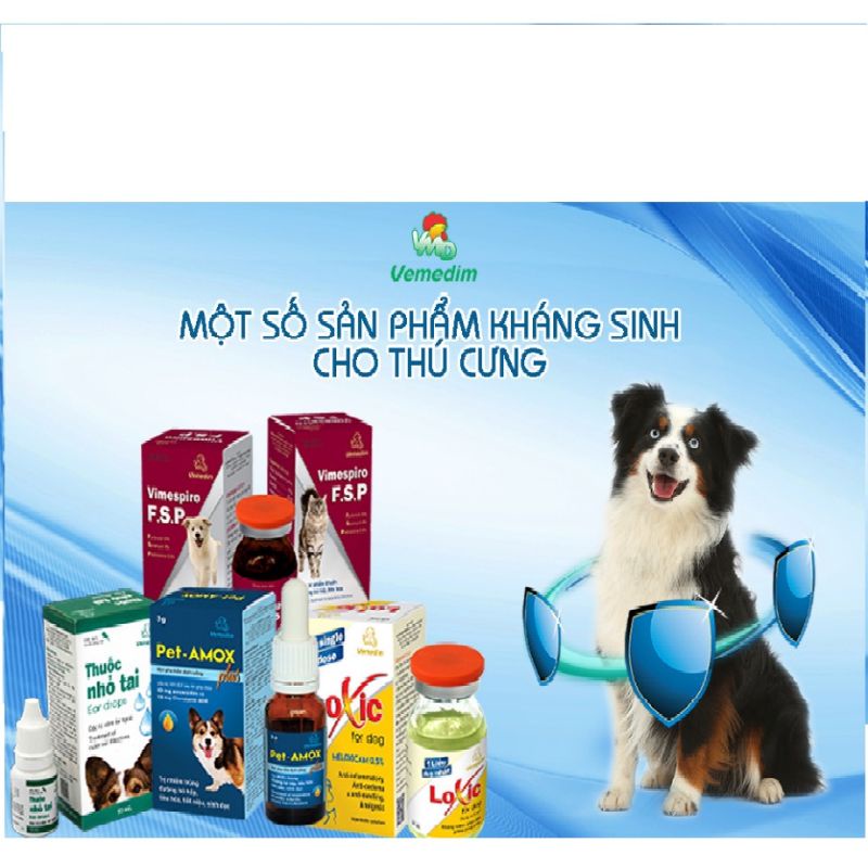Vemedim CANXI MAGNE Dùng cho heo, chó, mèo, trâu, bò, cừu, dê.