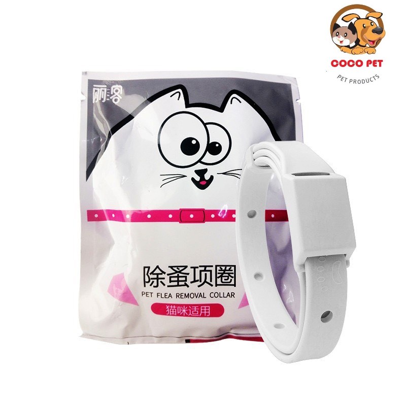 Vòng Cổ Chống Ve Rận Bọ Chét Cho Chó Mèo Chất Liệu Cao Su An Toàn Chống Thấm Nước
