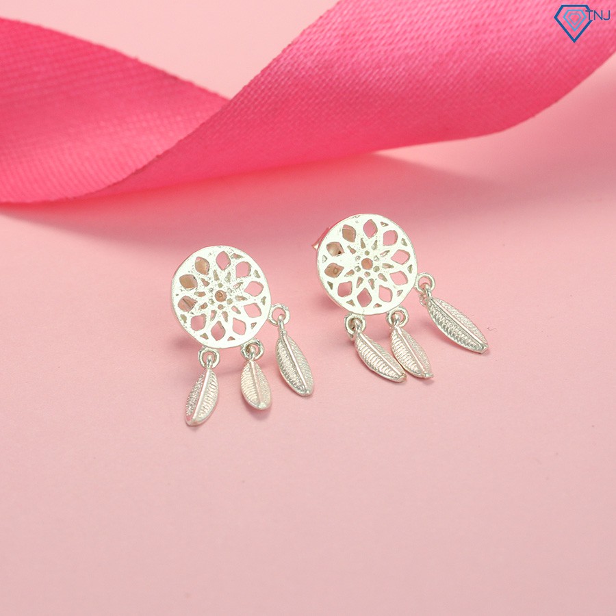 Bông tai nữ bạc đẹp Dreamcatcher dễ thương BTN0090 Trang Sức TNJ