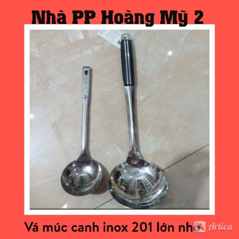 Vá múc canh Inox lớn và nhỏ